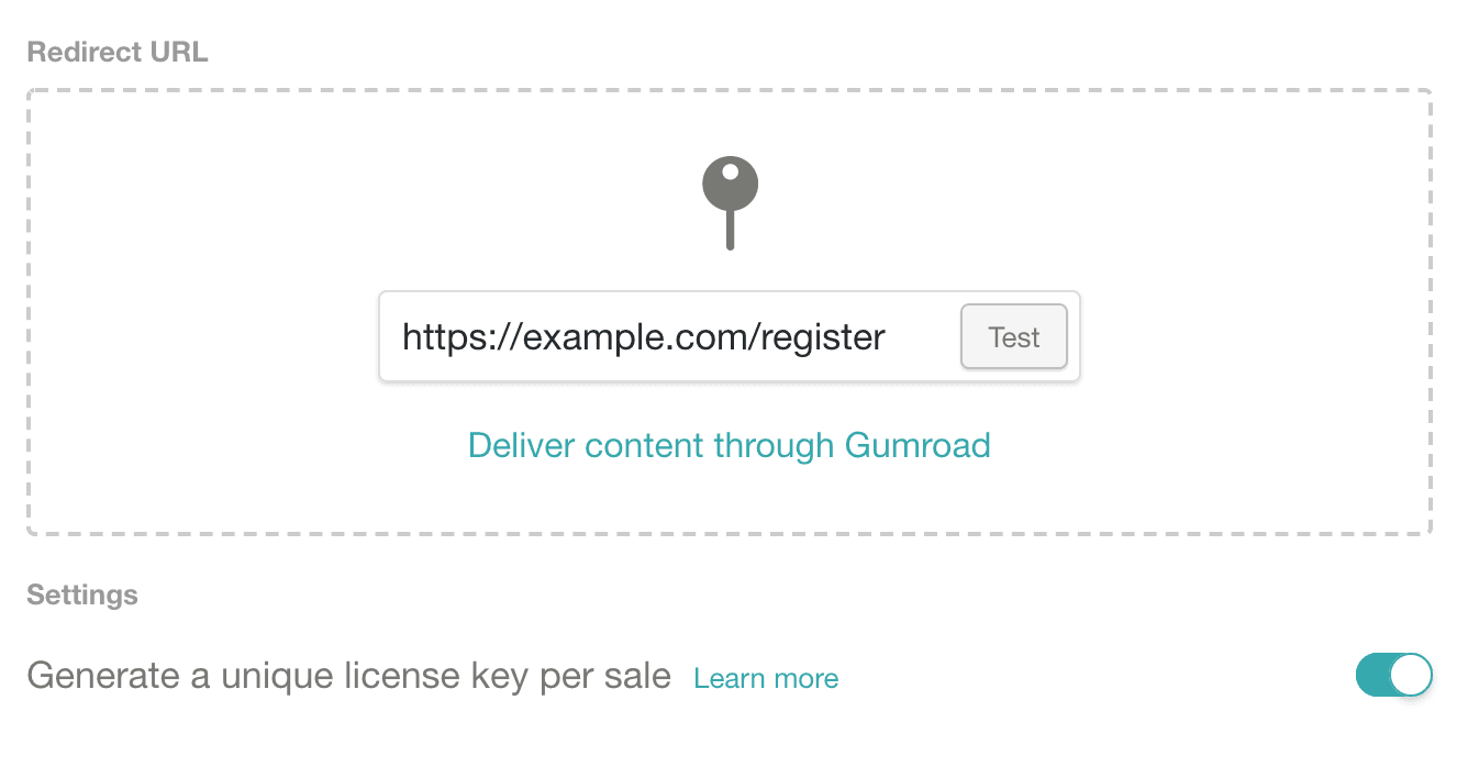Gumroad Options